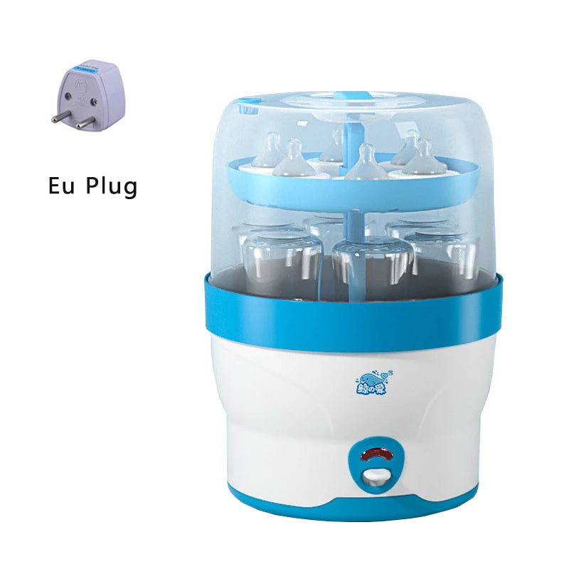 Large Capacity 0-6M Baby Feeding Bottle Sterilizers with Automatic Power off Control Baby Accessories Baby Accessories EU Plug