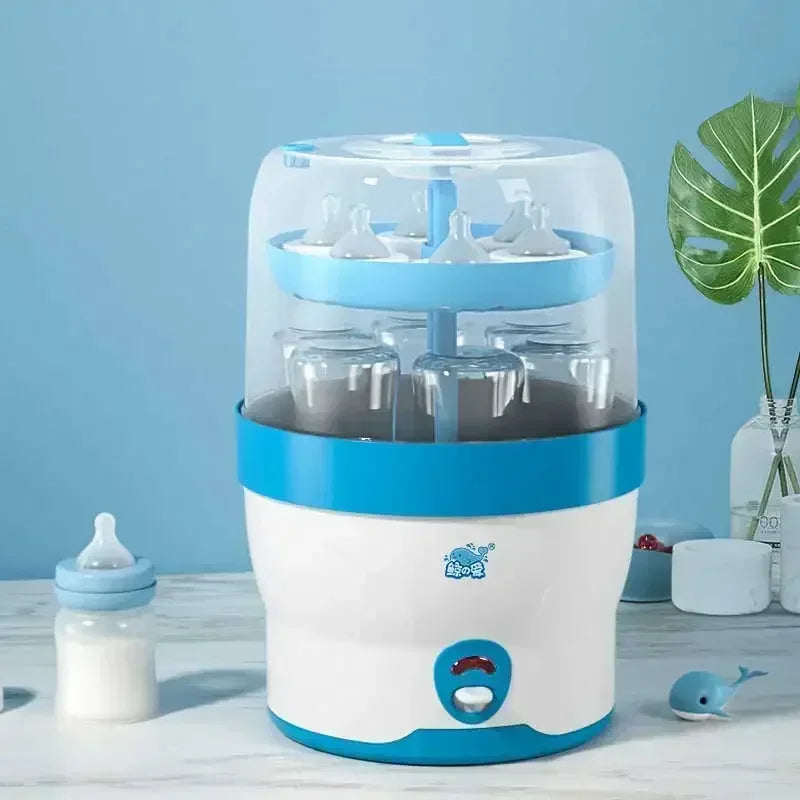 Large Capacity 0-6M Baby Feeding Bottle Sterilizers with Automatic Power off Control Baby Accessories Baby Accessories EU Plug