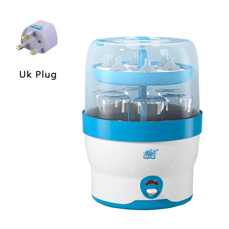 Large Capacity 0-6M Baby Feeding Bottle Sterilizers with Automatic Power off Control Baby Accessories Baby Accessories EU Plug