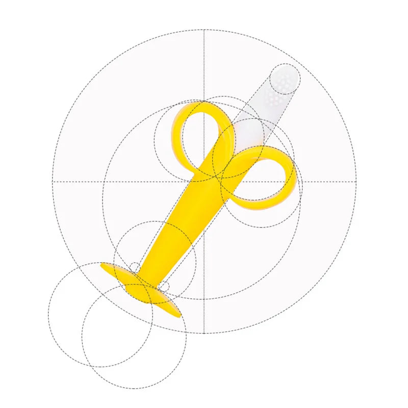 Baby Silicone Training Toothbrush BPA Free Baby Toys Teething Ring Baby Chewinggift for Infant Baby Accessories Teether Silicone
