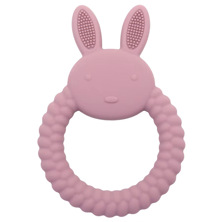 1PCS Baby Teether Toys Cartoon Duck Silicone Teether for Baby BPA Free Teething Chewing Toys Soft Teether Baby Accessories