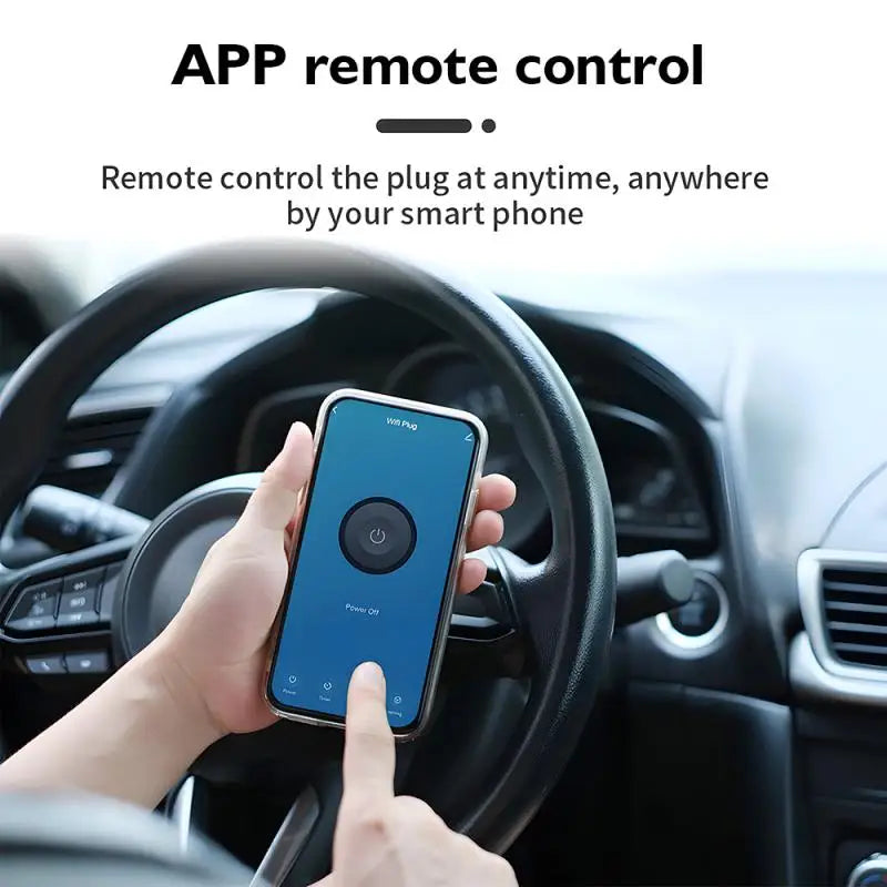 Tuya Wifi Smart Plug 16A/20A EU Smart Socket with Power Monitoring Timing Function Voice Control via Alexa Google Home Yandex