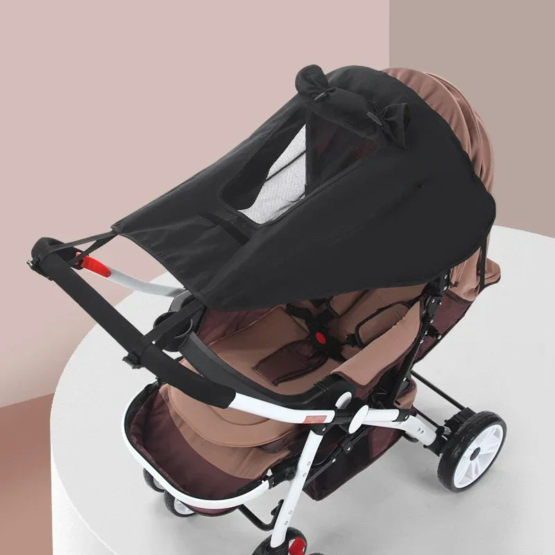 Baby Stroller Awning Accessories Shading Anti-Ultraviolet Sun Cover Anti-Rain Canopy Universal Baby Stroller Accessories