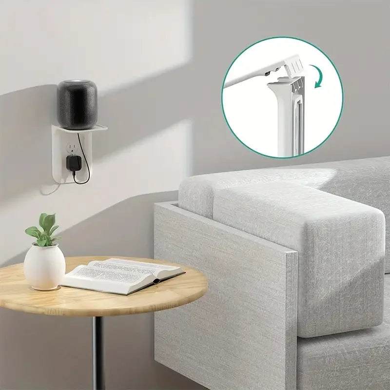 Socket Rack Wall Rack Decorative Socket Smart Home Speaker Rack Mobile Phone Charging Rack Wall Storage Rack Socket Storage Rack
