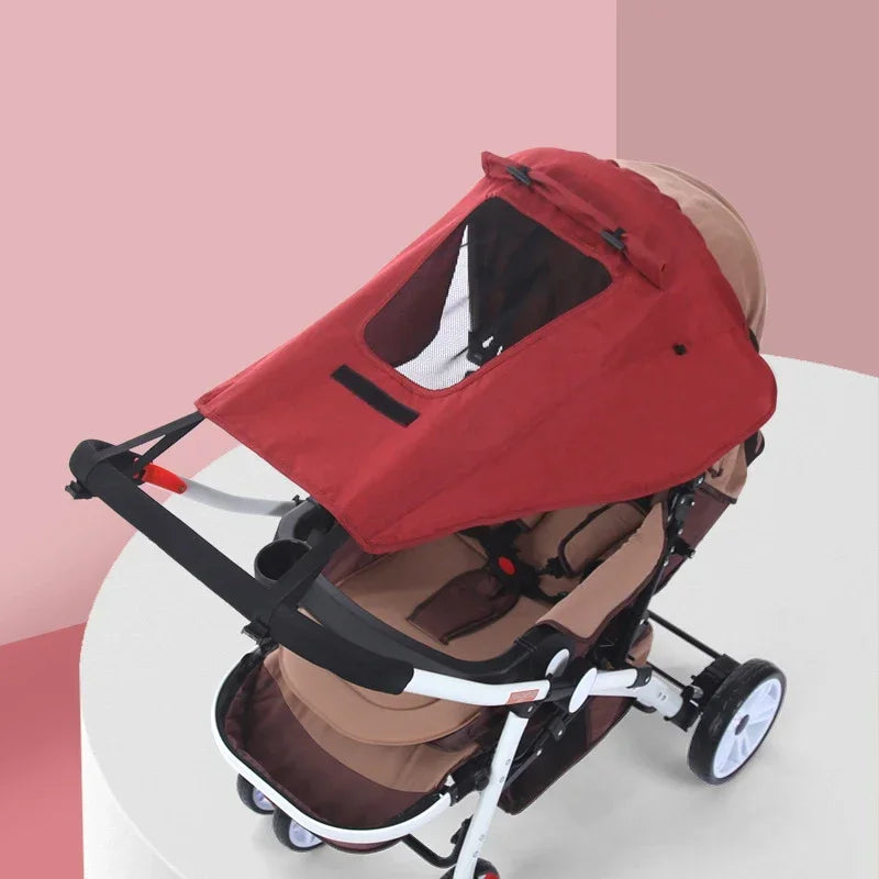Baby Stroller Awning Accessories Shading Anti-Ultraviolet Sun Cover Anti-Rain Canopy Universal Baby Stroller Accessories