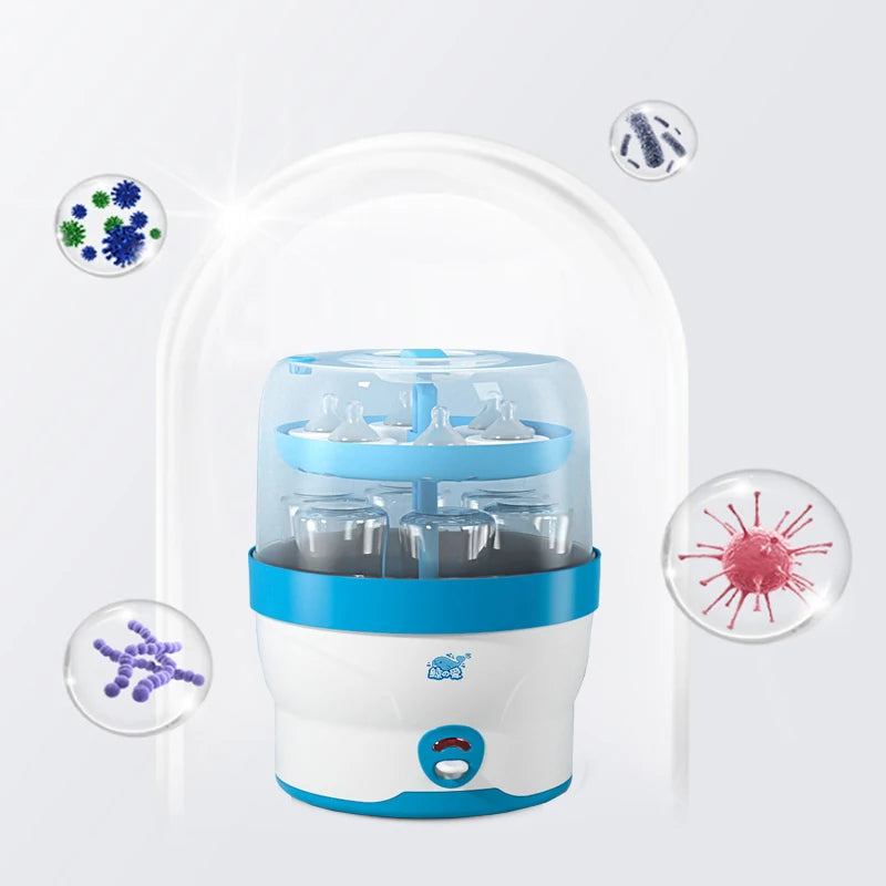 Large Capacity 0-6M Baby Feeding Bottle Sterilizers with Automatic Power off Control Baby Accessories Baby Accessories EU Plug
