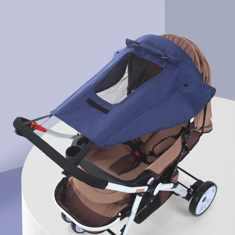 Baby Stroller Awning Accessories Shading Anti-Ultraviolet Sun Cover Anti-Rain Canopy Universal Baby Stroller Accessories
