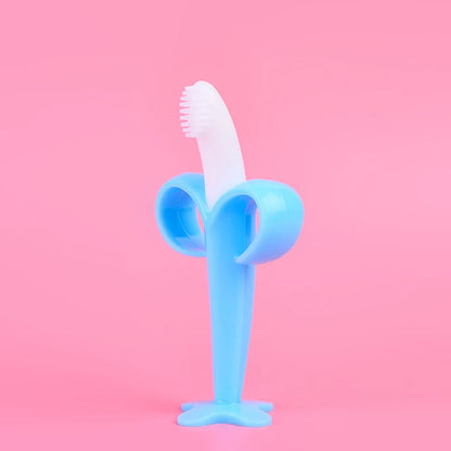 Baby Silicone Training Toothbrush BPA Free Baby Toys Teething Ring Baby Chewinggift for Infant Baby Accessories Teether Silicone