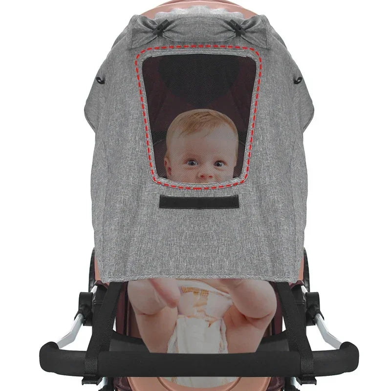 Baby Stroller Awning Accessories Shading Anti-Ultraviolet Sun Cover Anti-Rain Canopy Universal Baby Stroller Accessories