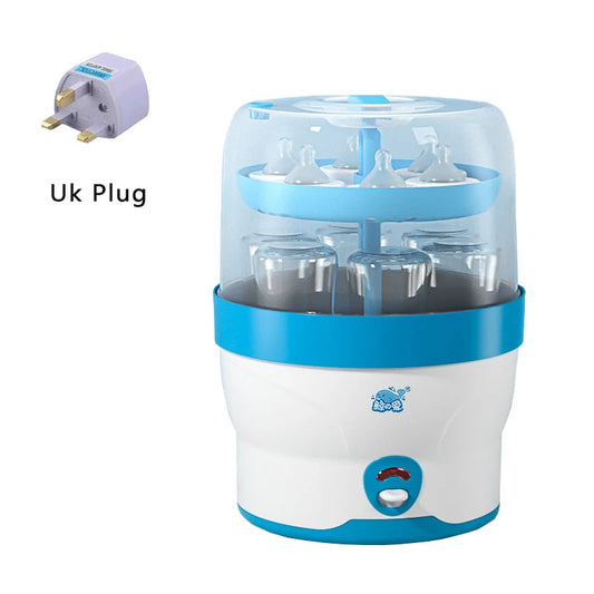 Large Capacity 0-6M Baby Feeding Bottle Sterilizers with Automatic Power off Control Baby Accessories Baby Accessories EU Plug