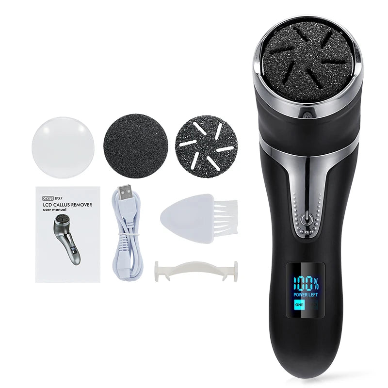 Electric Pedicure Tools Foot Care File Leg Heels Remove Hard Cracked Dead Skin Callus Remover Feet Foot Files Clean Care Machine
