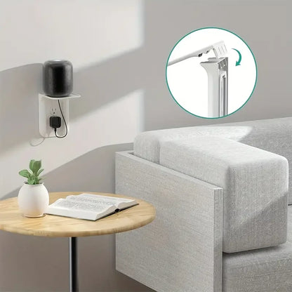 Socket Rack Wall Rack Decorative Socket Smart Home Speaker Rack Mobile Phone Charging Rack Wall Storage Rack Socket Storage Rack